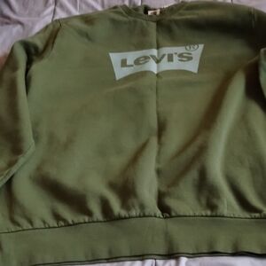 Levi's Olive Crewneck Sweater